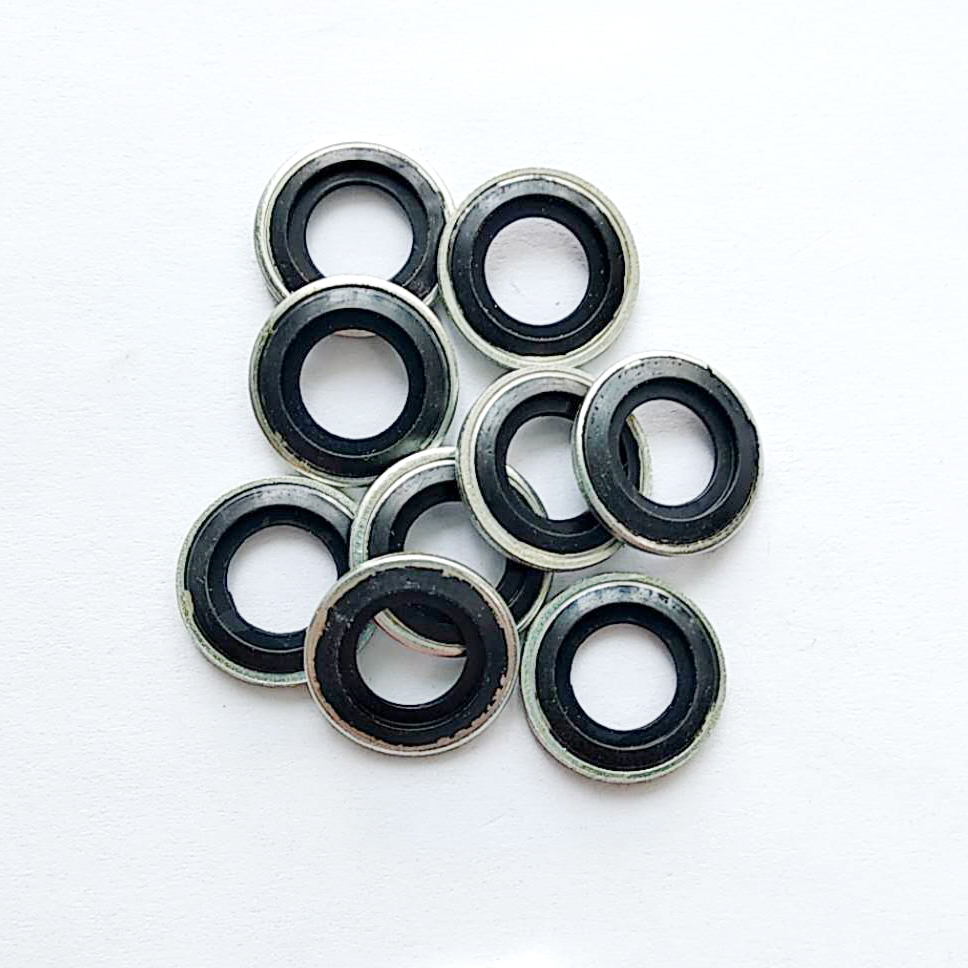 M10 Self Cnetering Sealed Gasket/ Bonded Combination Gasket / Metal And Rubber Washers