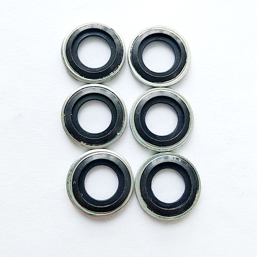 M10 Self Cnetering Sealed Gasket/ Bonded Combination Gasket / Metal And Rubber Washers